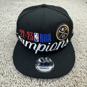 Denver Nuggets Hat New Era 9FIFTY Snapback 2023 NBA Finals Champions Locker Room